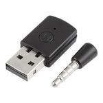 Adaptateur Bluetooth 3,5 mm et USB avec récepteur et émetteur pour Sony PlayStation PS4