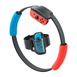 ipega GP-319 Pour manette de jeu Joy-Con Switch : poignées réglables, sangles de fixation pour les pieds et housse en tissu inclus.