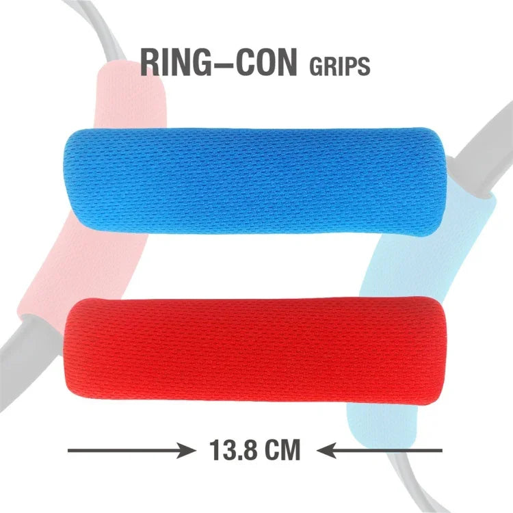 ipega GP-319 Pour manette de jeu Joy-Con Switch : poignées réglables, sangles de fixation pour les pieds et housse en tissu inclus.