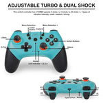 Manette de jeu Bluetooth 6 axes pour Switch Pro