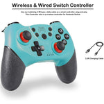 Manette de jeu Bluetooth 6 axes pour Switch Pro