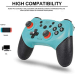 Manette de jeu Bluetooth 6 axes pour Switch Pro