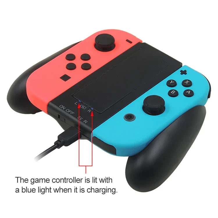 Chargeur de manette iplay S005 pour manettes Joy-Con Nintendo Switch