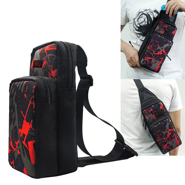 Sac bandoulière portable iplay HBS-167 pour Nintendo Switch, HBS-167
