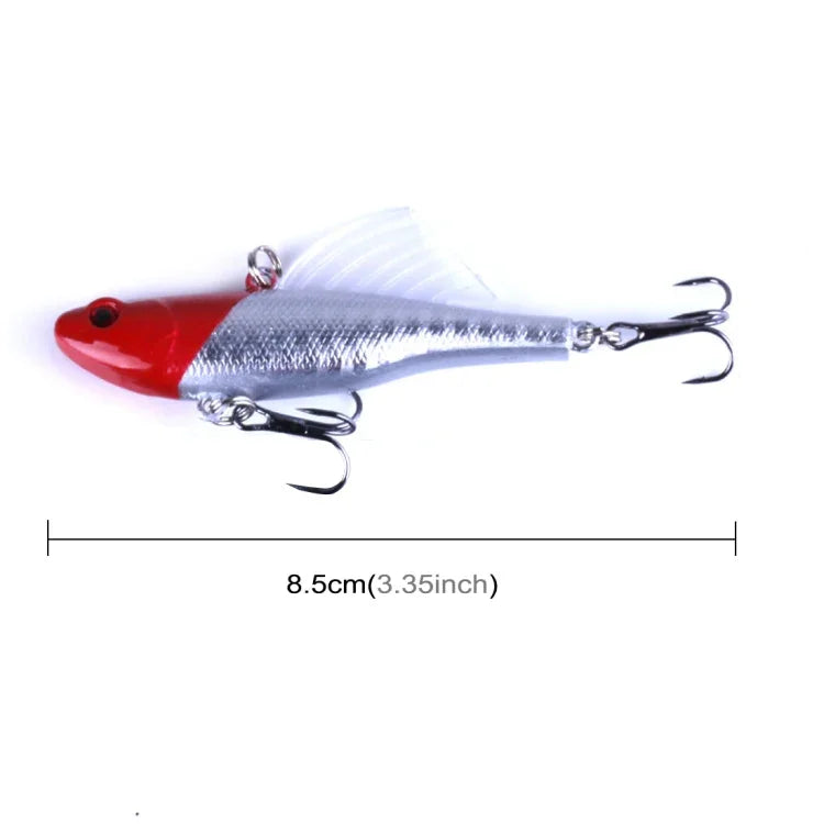 HENGJIA Leurre de pêche coulant rapide, 6,5 cm/17,2 g, ailes VIB, kit de leurres Pencil, PE016-X