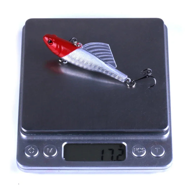HENGJIA Leurre de pêche coulant rapide, 6,5 cm/17,2 g, ailes VIB, kit de leurres Pencil, PE016-X