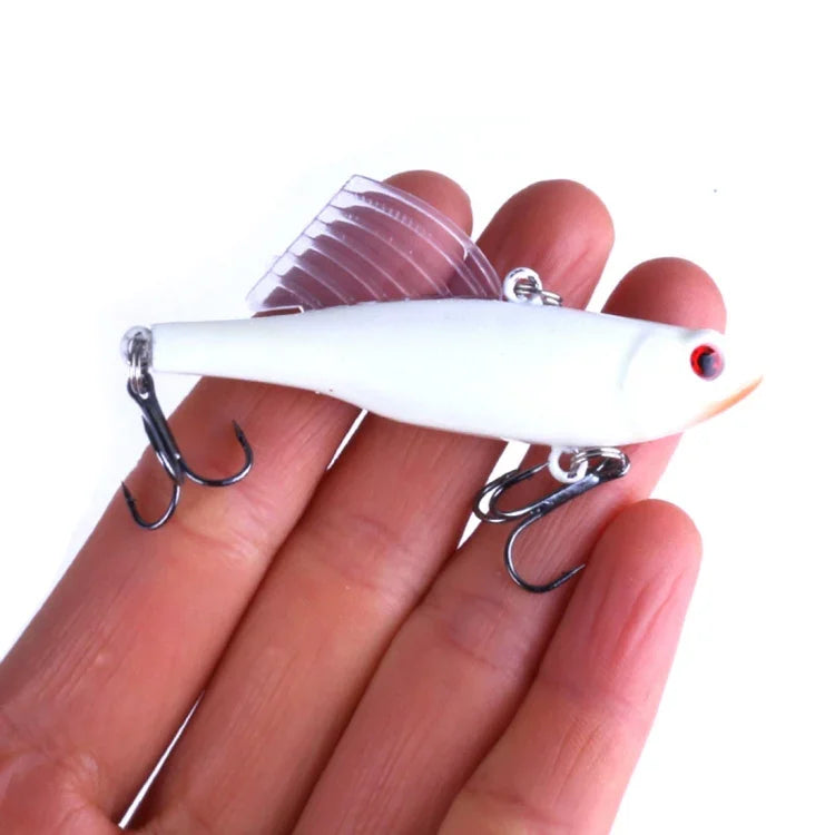 HENGJIA Leurre de pêche coulant rapide, 6,5 cm/17,2 g, ailes VIB, kit de leurres Pencil, PE016-X