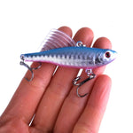 HENGJIA Leurre de pêche coulant rapide, 6,5 cm/17,2 g, ailes VIB, kit de leurres Pencil, PE016-X