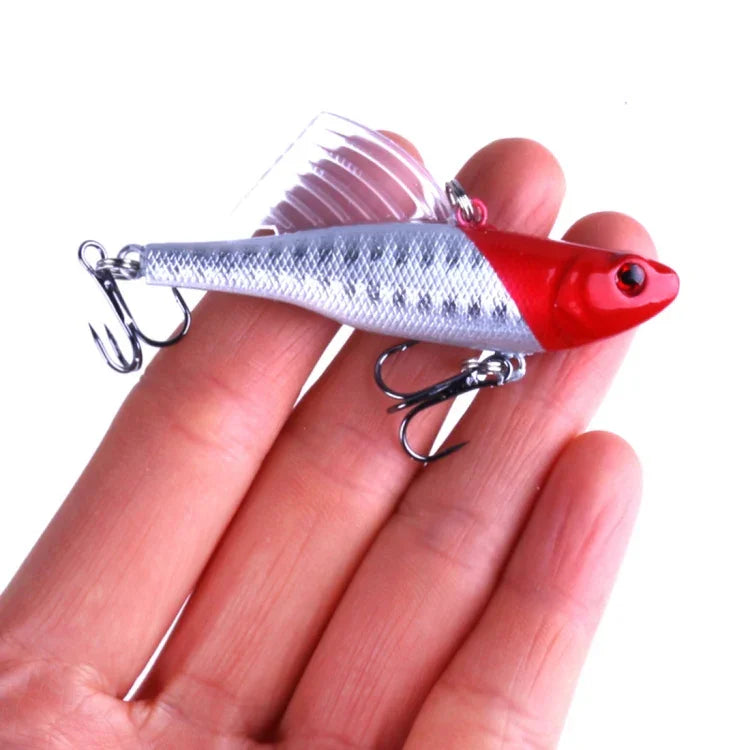 HENGJIA Leurre de pêche coulant rapide, 6,5 cm/17,2 g, ailes VIB, kit de leurres Pencil, PE016-X
