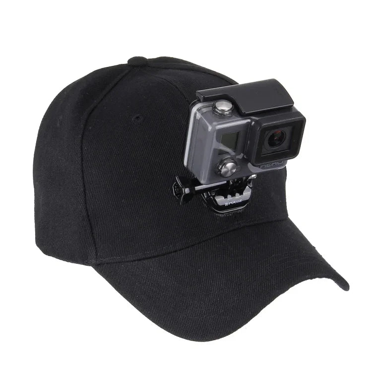 Casquette de baseball Topi avec support pour caméra GoPro, SJCAM et Xiaomi Xiaoyi Sport Action Camera