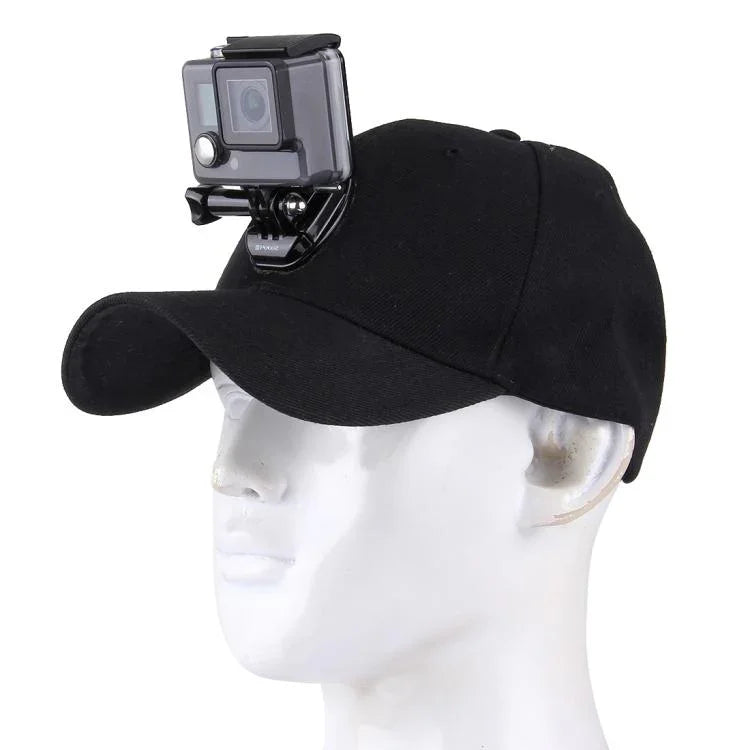 Casquette de baseball Topi avec support pour caméra GoPro, SJCAM et Xiaomi Xiaoyi Sport Action Camera