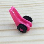10 PCS Porte-hameçons pour cannes à pêche en plastique de couleurs multiples, support pour appâts cuillère, livraison de couleur aléatoire