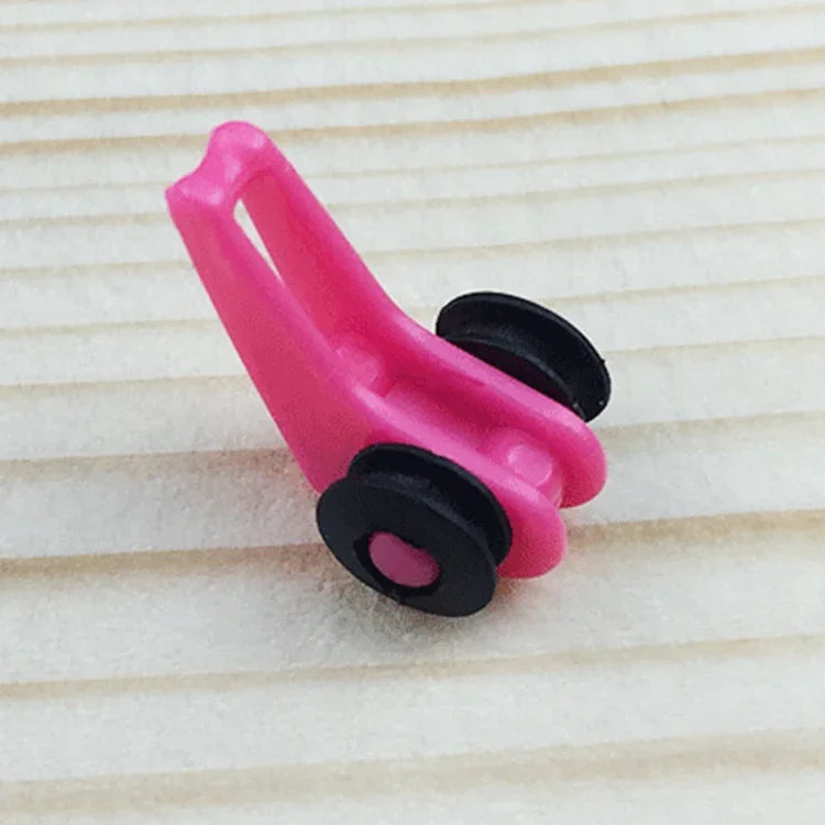 10 PCS Porte-hameçons pour cannes à pêche en plastique de couleurs multiples, support pour appâts cuillère, livraison de couleur aléatoire