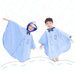 Enfants de plus de 3 ans Cape réutilisable style britannique à capuche imperméable dessin animé, Taille : XXL