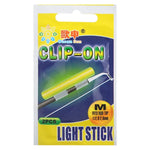 5 lots OCEAN SUN Flotteur Lumineux Clipsable Bâton Lumineux de Pêche de Nuit, M, Convient aux Cannes de 2.0-2.6mm, Clipsable, M