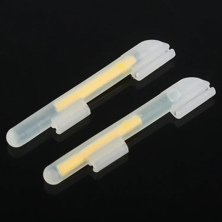 5 lots OCEAN SUN Flotteur Lumineux Clip-On Bâton Lumineux de Nuit pour Pêche, S, Convient pour Scion 1.5-1.9mm, Clip-On, S
