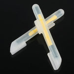 5 paquets Flotteur lumineux clip-on OCEAN SUN pour pêche de nuit, SS, Convient aux scions de 0,6 à 1,4 mm, Clip-on, SS