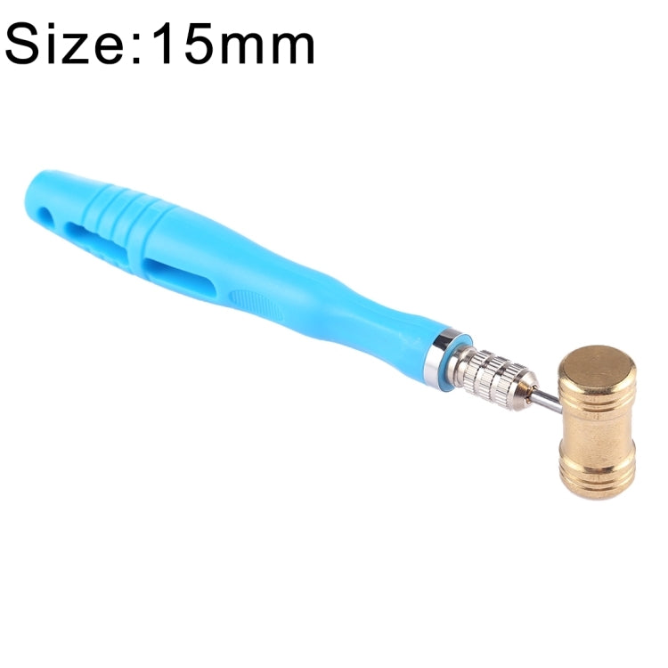 Mini marteau en cuivre à tête ronde de 15 mm, 15 mm