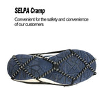 Une paire de crampons d\'escalade simples épaissis à ressort antidérapants pour neige extérieure