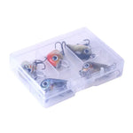 HENGJIA 5 Pcs 2,7 cm/1,5 g Leurre de pêche Luya Rock, Kit de leurres bioniques avec boîte en plastique, Box008