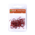 HENGJIA 20 hameçons triples classiques rouges en acier à haute teneur en carbone, 10# FH023