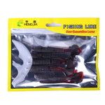HENGJIA SO0215P 5 PIÈCES 7,5 cm/5,5 g Leurre de pêche souple à queue vissée Appâts artificiels, SO0215P
