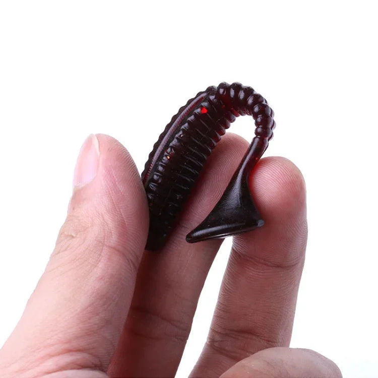 HENGJIA SO0215P 5 PIÈCES 7,5 cm/5,5 g Leurre de pêche souple à queue vissée Appâts artificiels, SO0215P