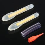10 paquets de bâtons lumineux de pêche de nuit OCEAN SUN en forme d'ampoule, visibilité : 50m, taille : 4,5 x 37mm, forme d'ampoule, visibilité : 50m