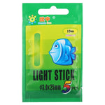 10 Paquets OCEAN SUN Flotteur Lumineux Bâtonnet Lumineux de Nuit pour la Pêche, Visibilité : 15m, Taille : 3,0 x 25mm, Visibilité : 15m (5 pièces)