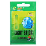 10 paquets OCEAN SUN Flotteur lumineux Bâton lumineux de pêche de nuit, Visibilité : 30m, Taille : 4,5 x 37mm, Visibilité : 30m (5pcs)