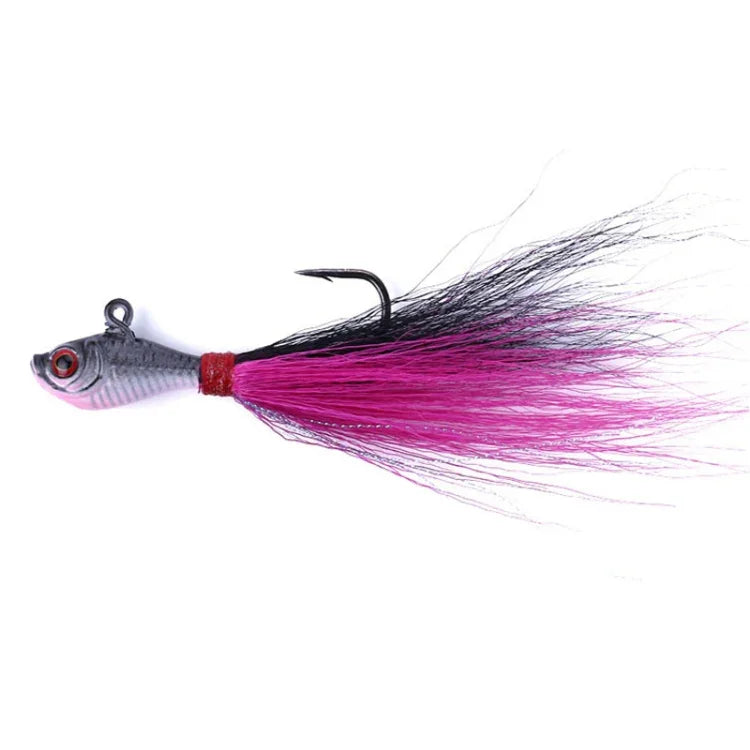 HENGJIA 7cm/25g Leurre de pêche artificiel en fil de fer Plomb Poisson Hameçons triples Appâts