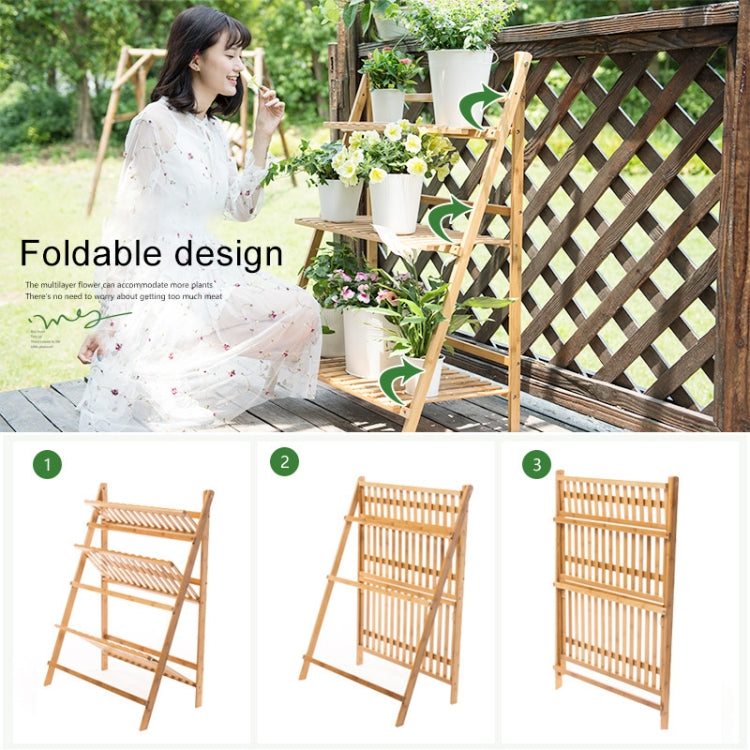Support plante suspendu bambou 3 niveaux, étagères jardinière, rangement pots de fleurs, étagère pliante pour plantes, largeur : 100cm, 3 niveaux largeur : 100cm (blanc), 3 niveaux largeur : 100cm (abricot)