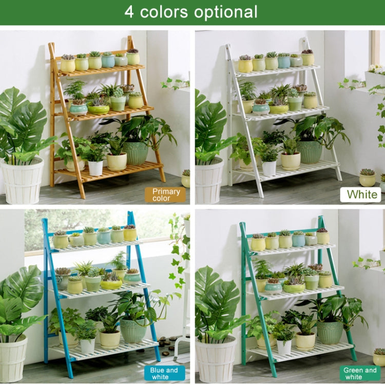 Support plante suspendu bambou 3 niveaux, étagères jardinière, rangement pots de fleurs, étagère pliante pour plantes, largeur : 100cm, 3 niveaux largeur : 100cm (blanc), 3 niveaux largeur : 100cm (abricot)