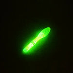 10 paquets de bâtons lumineux flottants en forme d'ampoule pour pêche de nuit, visibilité : 30 m, taille : 3,0 x 25 mm, forme d'ampoule, visibilité : 30 m