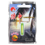 10 paquets de bâtons lumineux de pêche de nuit OCEAN SUN Luminous Float, visibilité : 30 m, taille : 4,5 x 37 mm, visibilité : 30 m