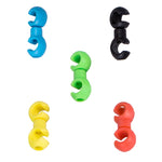 20 clips de câble de frein VTT ZTTO style S, livraison couleur aléatoire, clips style vélo ZTTO S