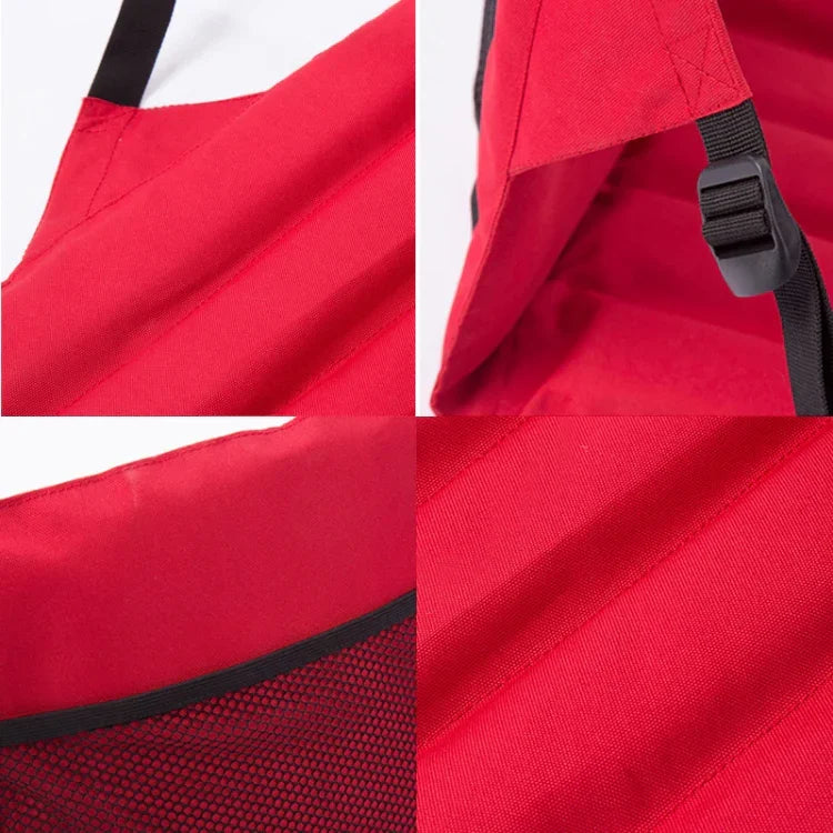 Coussin de siège pliant extérieur avec dossier, taille : 78*40*2cm, Tabouret pliant CLS (Rouge), siège pliant (Noir)