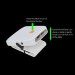 Lampe frontale de pêche à LED infrarouge portable rechargeable avec capteur et clip pour la pêche, le camping et la randonnée