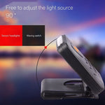 Lampe frontale de pêche à LED infrarouge portable rechargeable avec capteur et clip pour la pêche, le camping et la randonnée