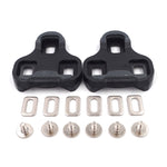 2 cales RD3-C pour vélo de route flottement 6 degrés cale de pédale auto-bloquante pour cales LOOK KEO compatible avec la plupart des chaussures de vélo de route, RD3-C