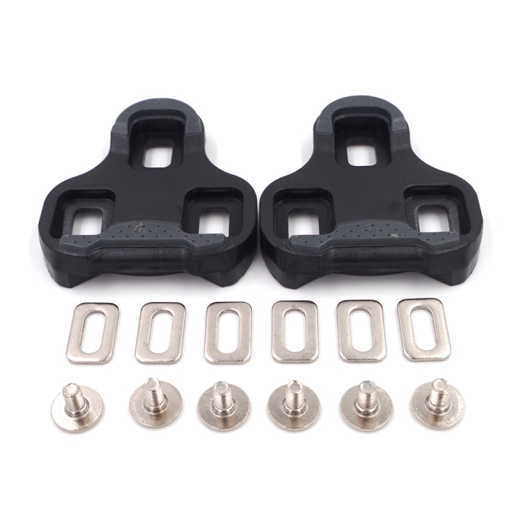 2 cales RD3-C pour vélo de route flottement 6 degrés cale de pédale auto-bloquante pour cales LOOK KEO compatible avec la plupart des chaussures de vélo de route, RD3-C