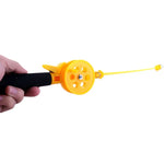Canne à pêche sur glace portable de 33 cm en plastique, canne à pêche d'hiver, mini canne à pêche pour ruisseau et étang