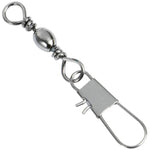 20x Hameçons 8# 3,5cm Émerillons barillets avec anneau de sécurité, 20x 8# 3,5cm
