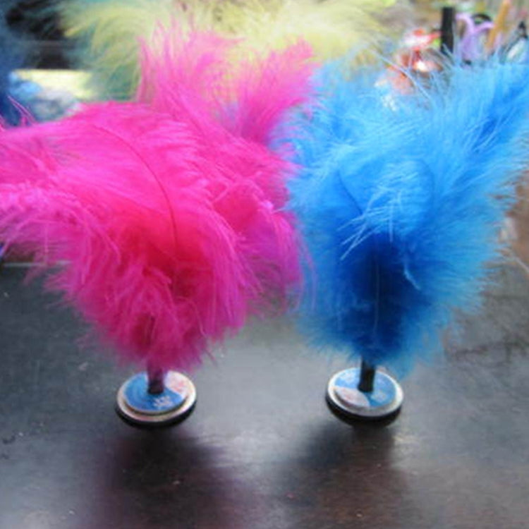 5 pièces Jouet d'exercice pour pied avec volant à plumes de dinde, couleur livrée aléatoirement