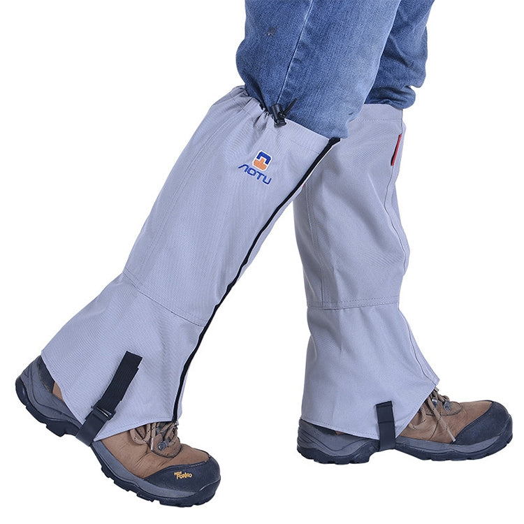 Aotu AT8909 Housses de chaussures imperméables pour neige de camping extérieur 125cm en tissu Oxford, protection anti-moustiques, Aotu AT8909 Bleu, Aotu AT8909 Rouge, Aotu AT8909 Noir, Aotu AT8909 Vert, Aotu AT8909 Gris