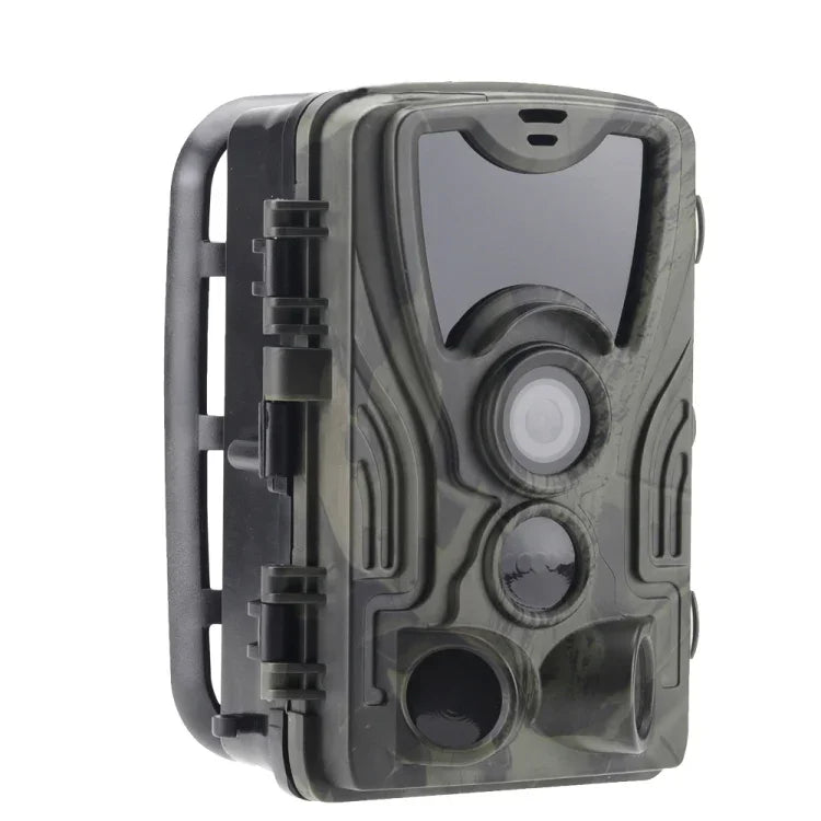 HC801A Caméra de chasse et de surveillance étanche IP65 8MP avec vision nocturne IR, programme Novatek 96650, angle large de 120 degrés, angle de détection PIR de 110 degrés, HC801A