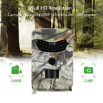 PR-100 Caméra de chasse de sécurité étanche IP54 1MP avec vision nocturne IR, programme Sunplus 1628, angle large 120 degrés, angle de détection PIR 100 degrés, PR100