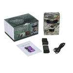 PR-100 Caméra de chasse de sécurité étanche IP54 1MP avec vision nocturne IR, programme Sunplus 1628, angle large 120 degrés, angle de détection PIR 100 degrés, PR100