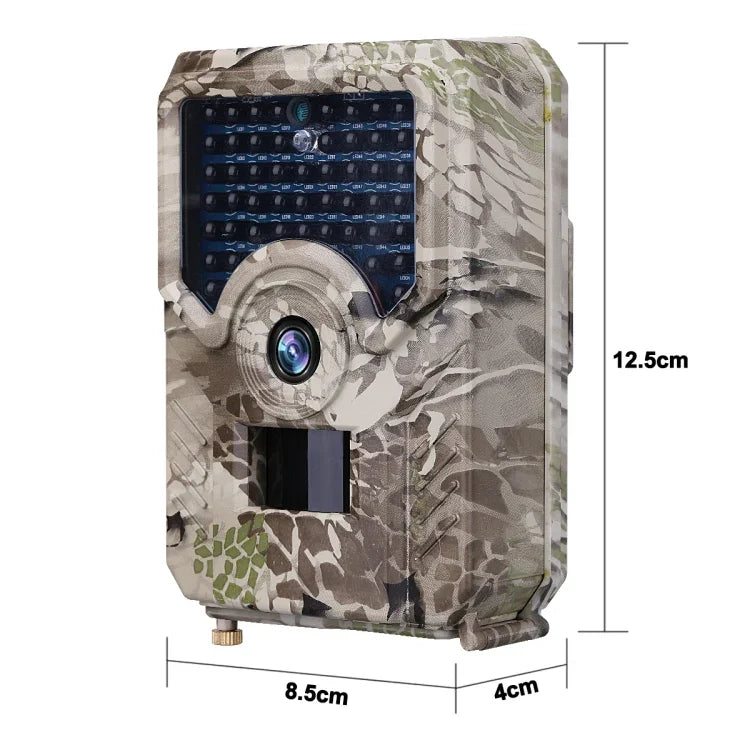 PR-200 Caméra de chasse de sécurité étanche IP54 avec vision nocturne IR, angle large 120 degrés, angle de détection PIR 100 degrés, PR200