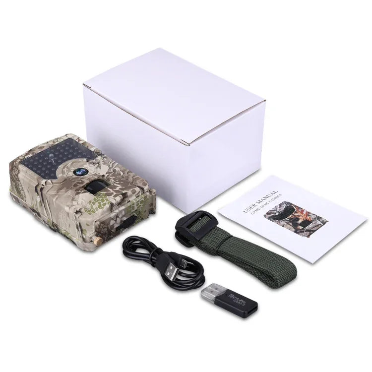 PR-200 Caméra de chasse de sécurité étanche IP54 avec vision nocturne IR, angle large 120 degrés, angle de détection PIR 100 degrés, PR200